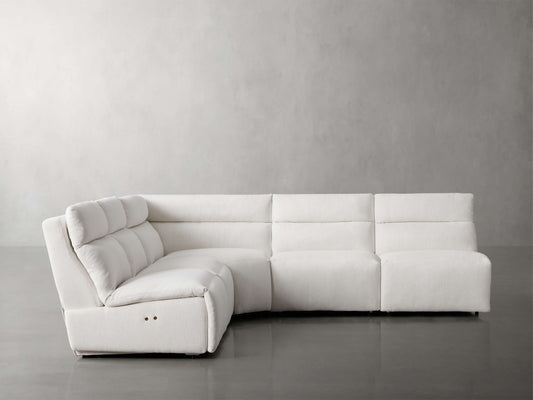 Rowland Tailored Five Piece Armless Motion Corner Sectional