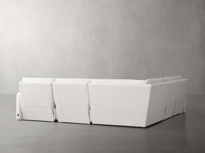 Rowland Tailored Five-Piece Motion Corner Sectional