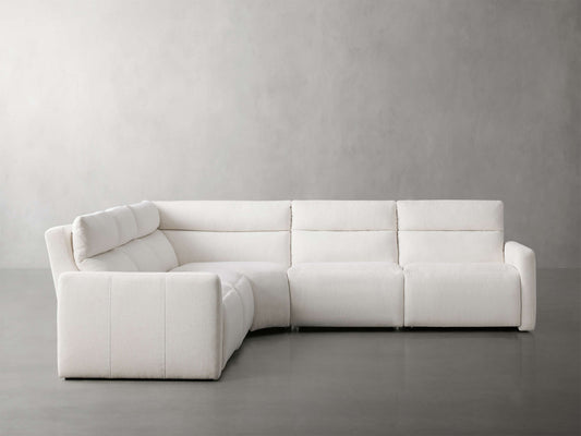 Rowland Tailored Five-Piece Motion Corner Sectional