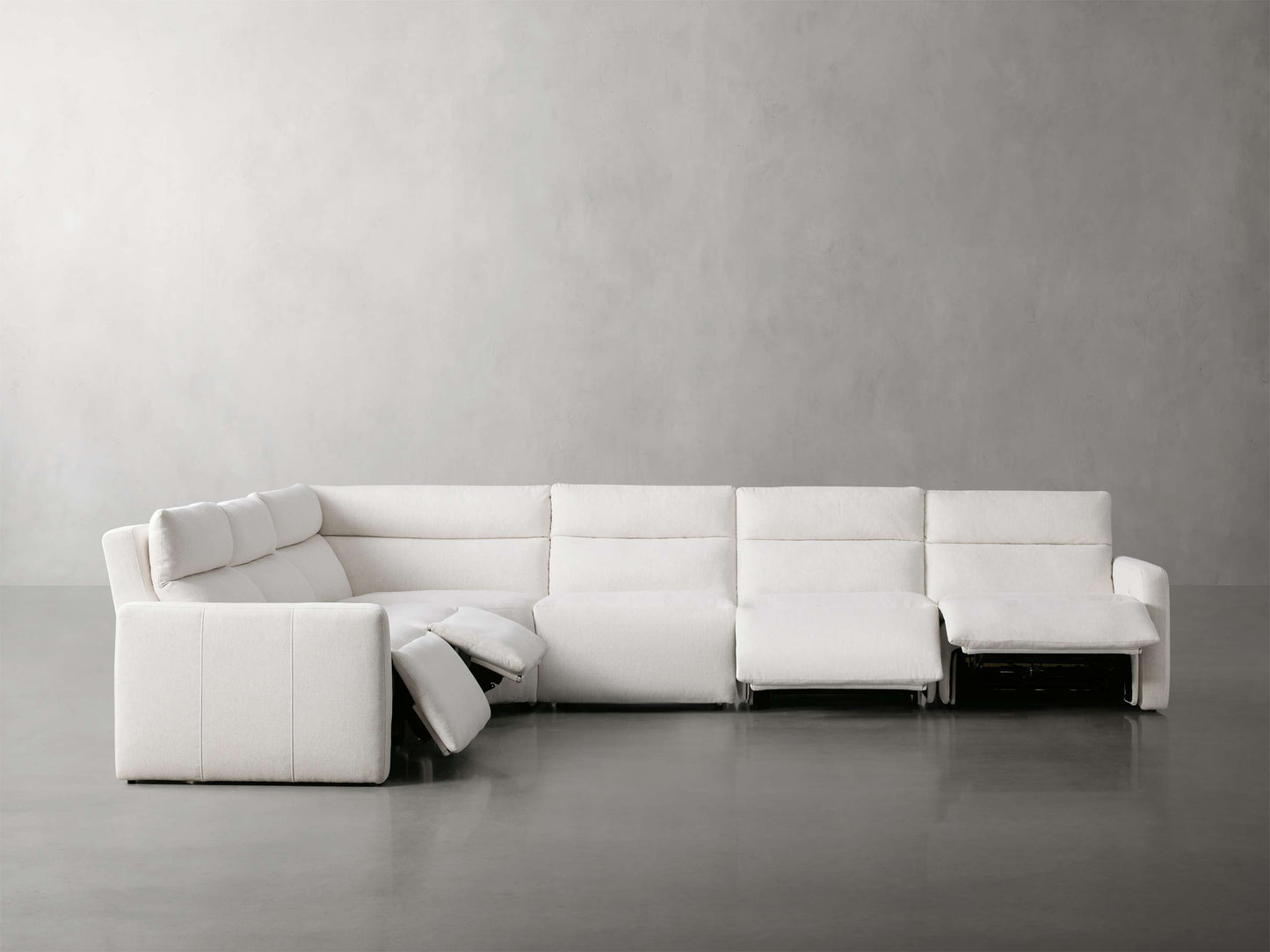 Rowland Tailored Six-Piece Motion Sectional