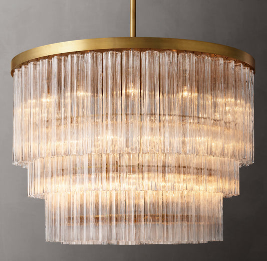 Cielo Three-Tier Round Chandelier 48"
