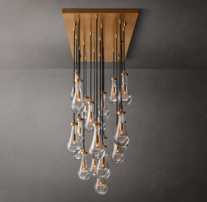 Rain Rectangular Chandelier 72"