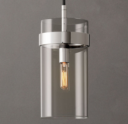 Ravelle Clear Glass Pendant 5"