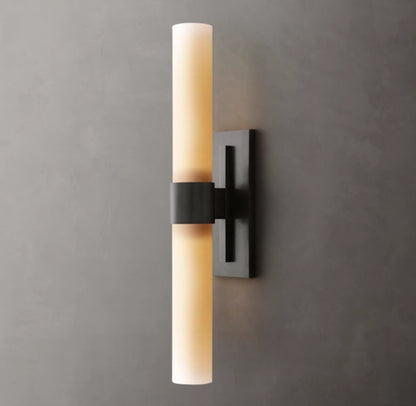 Ravelle Milk Glass Linear Sconce