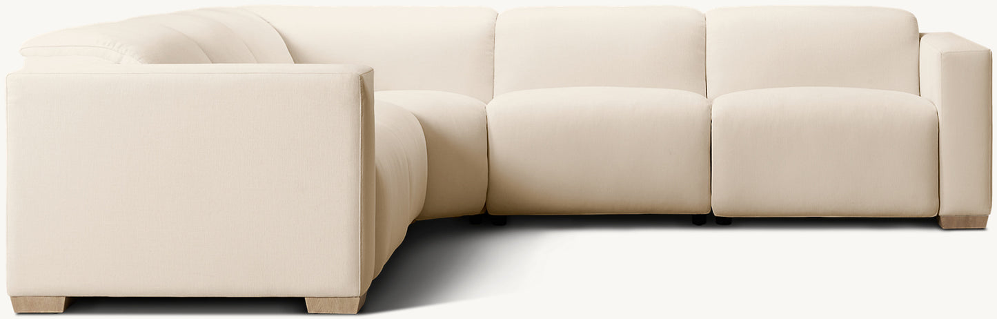 Lennon Recliner Modular 5-Piece Corner Sectional