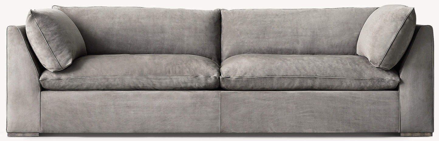 Costera Leather 2-Cushion Sofa