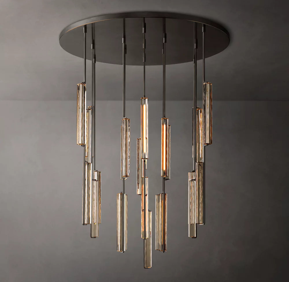 Audubon Crystal Round Chandelier 56"