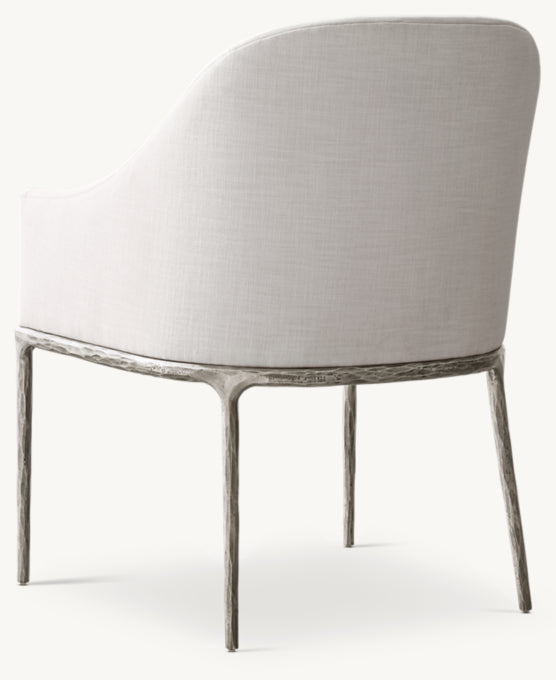 Thaddeus Slope Fabric Dining Armchair