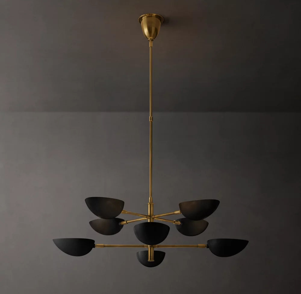 Graphic Chandelier 38"