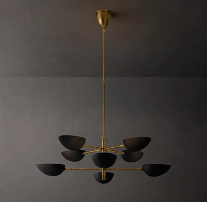 Graphic Chandelier 38"