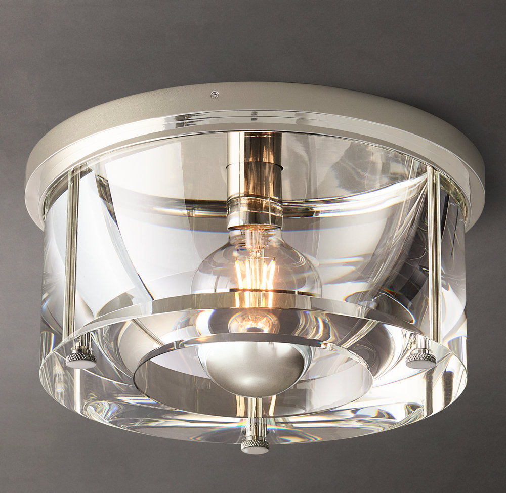 Savile Round Flushmount