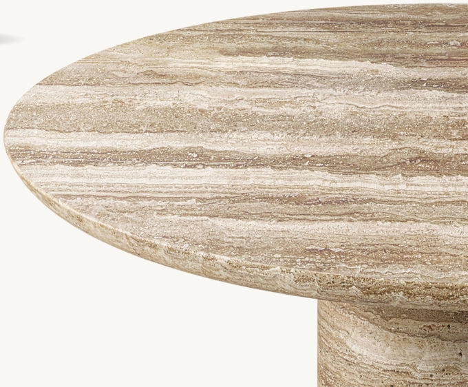 Cupola Carved Round Dining Table