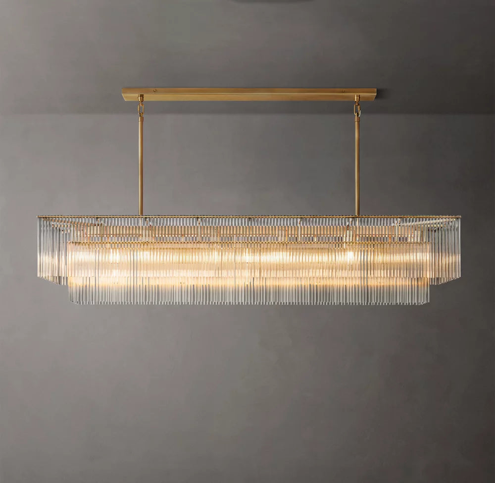 Amadeo Rectangular Chandelier 72"