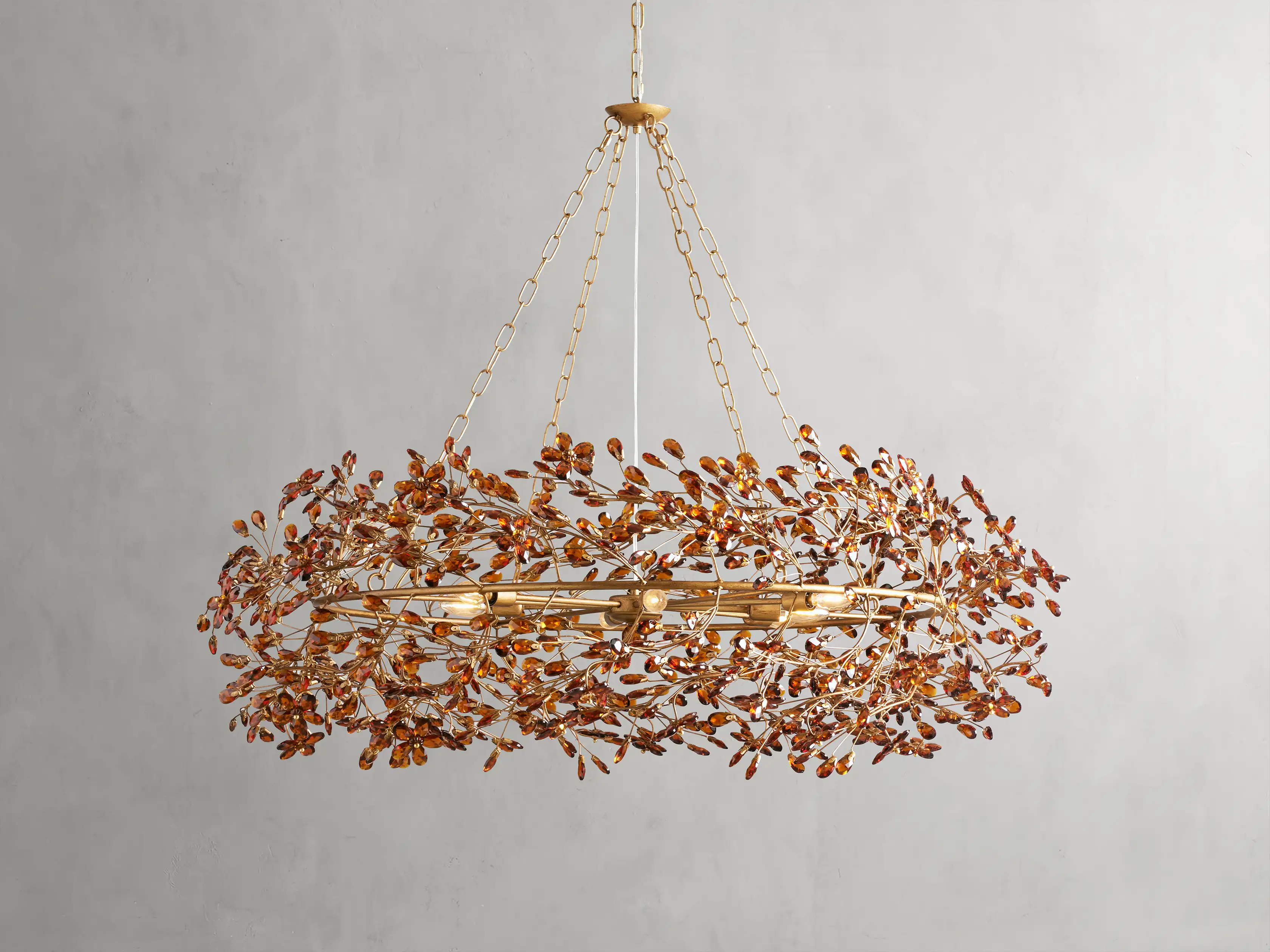 Fiore Crown Crystal Chandelier