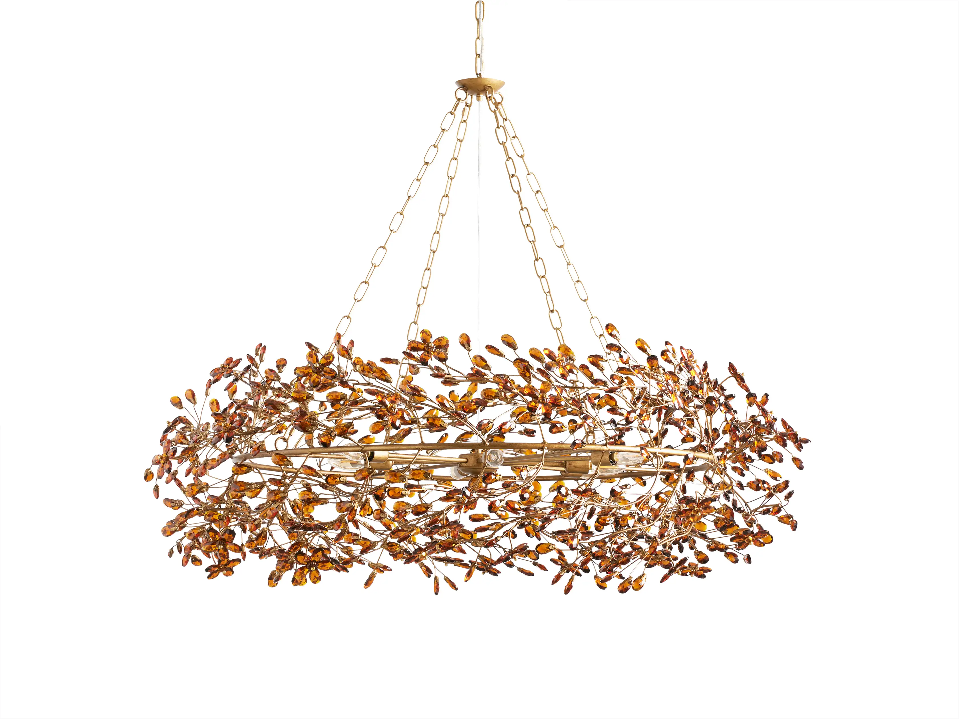 Fiore Crown Crystal Chandelier
