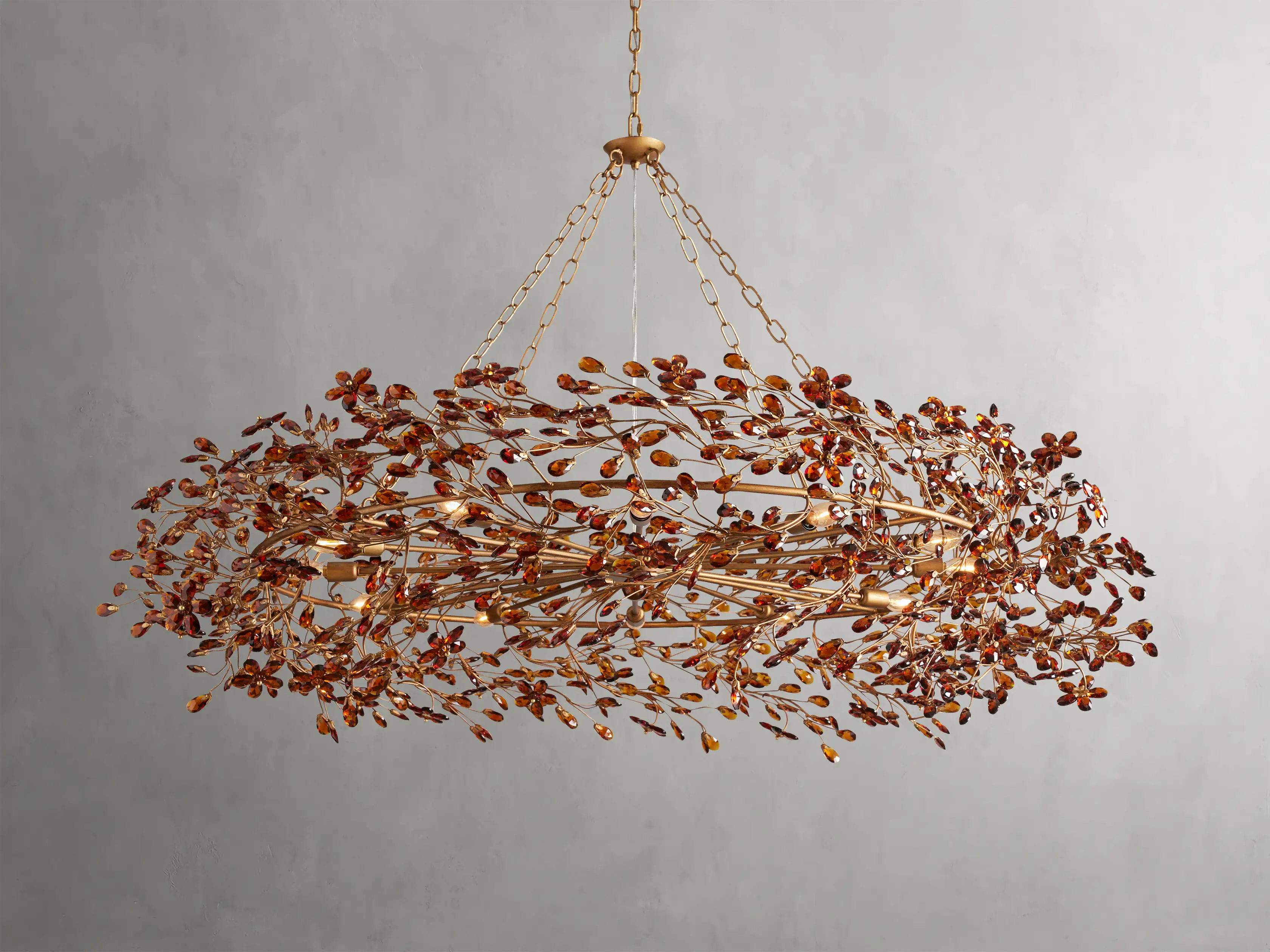 Fiore Crown Crystal Chandelier