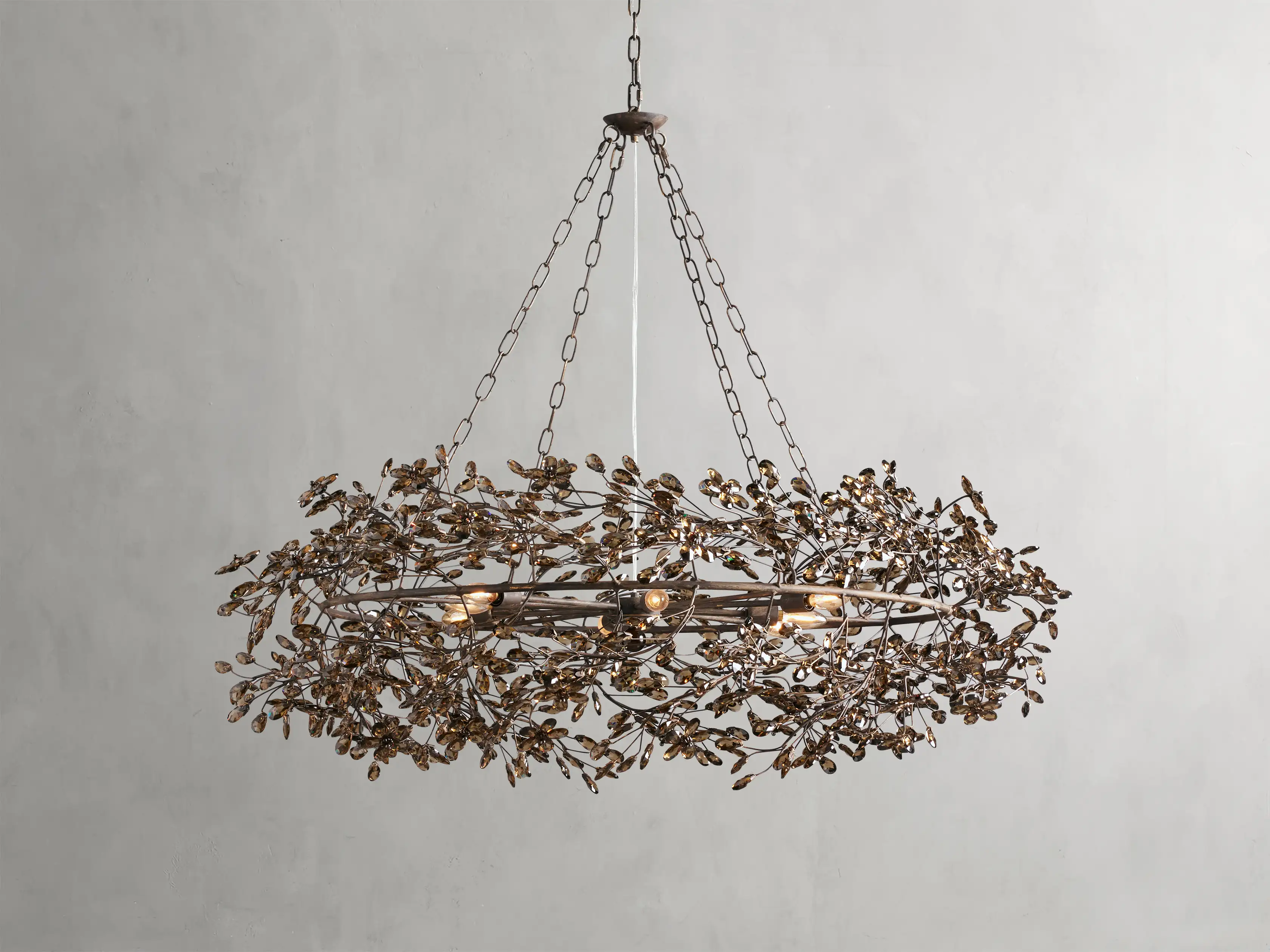Fiore Crown Crystal Chandelier