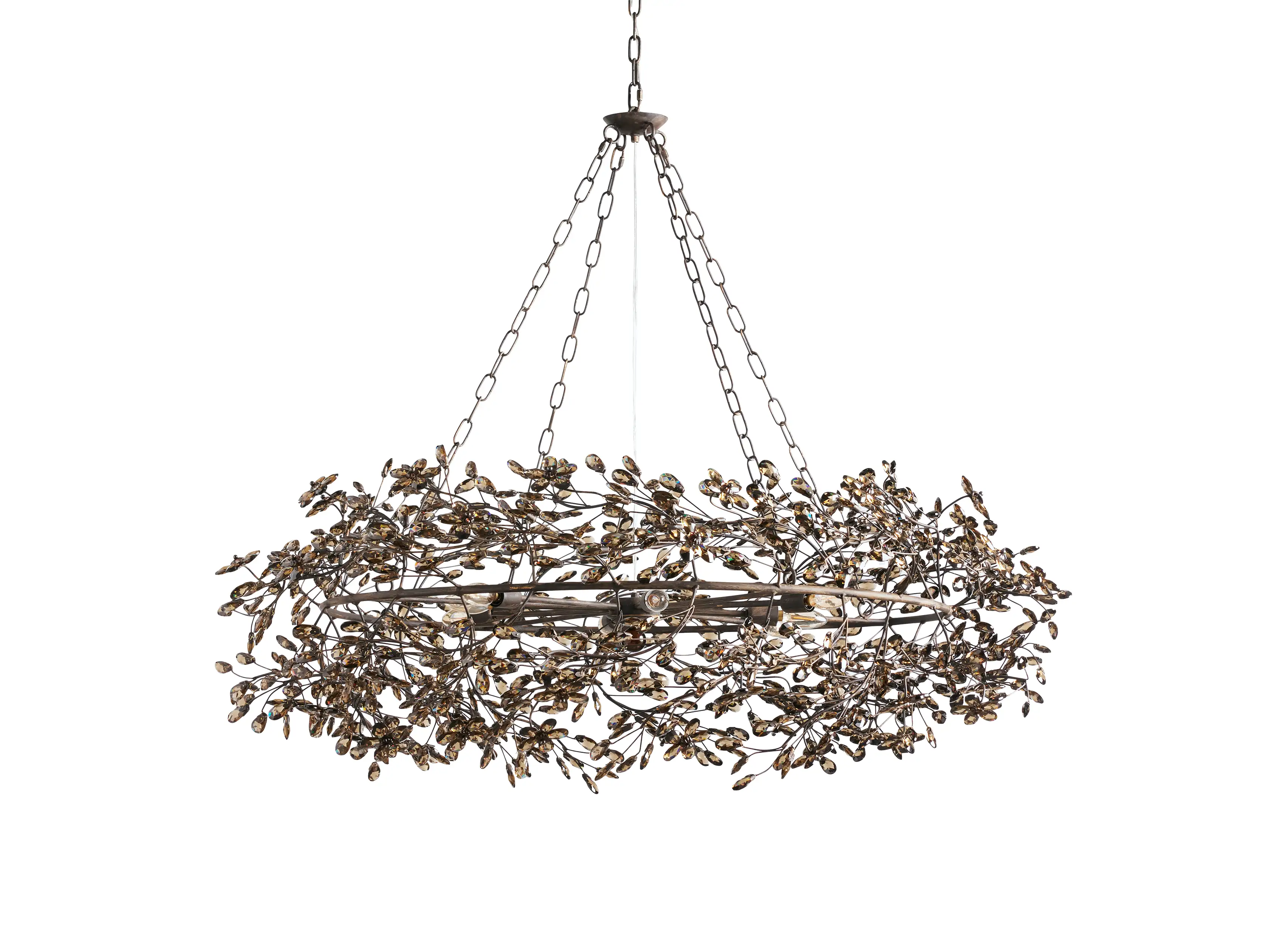 Fiore Crown Crystal Chandelier