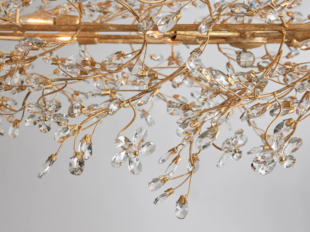 Fiore Oval Crystal Chandelier