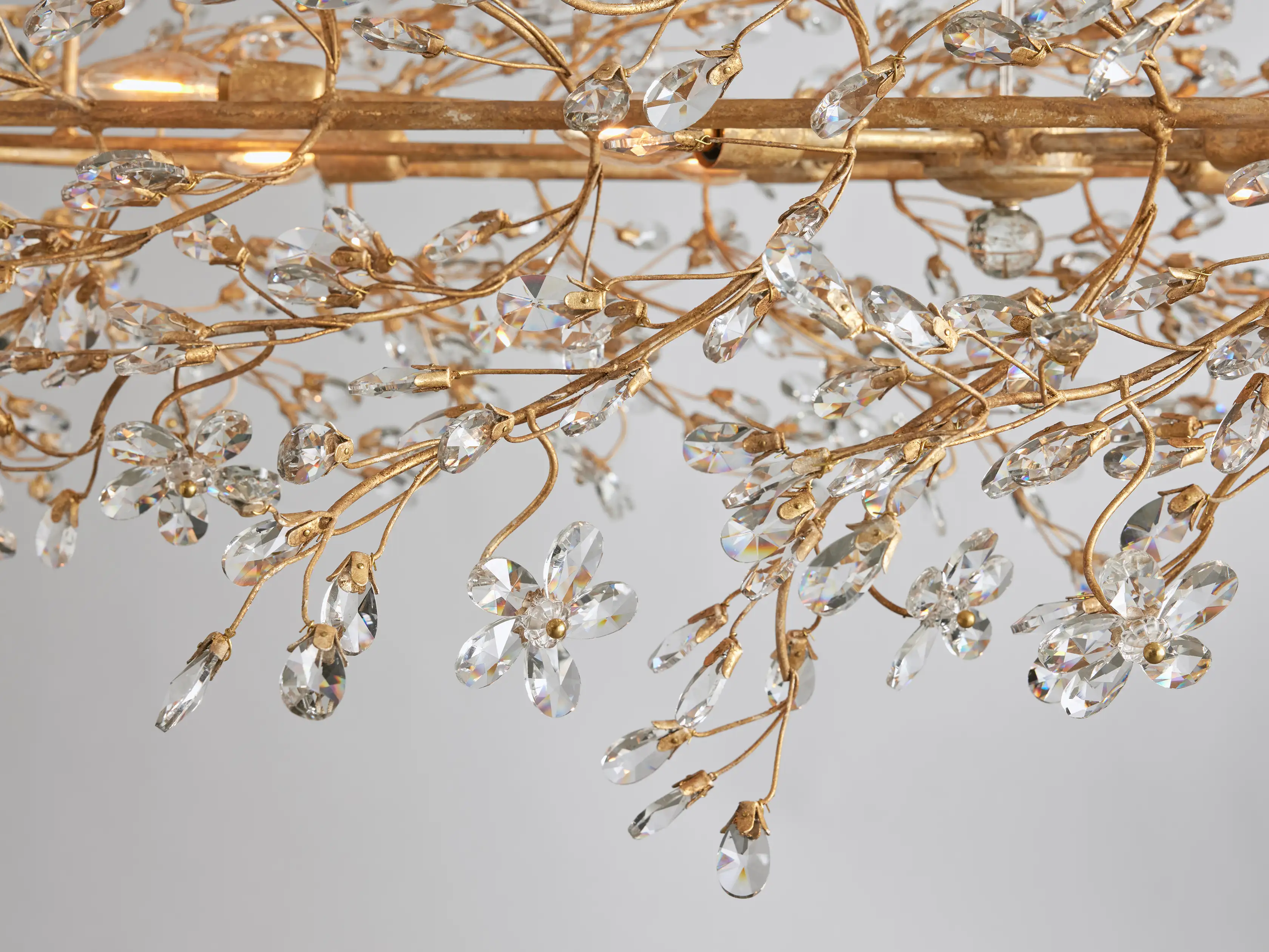 Fiore Oval Crystal Chandelier