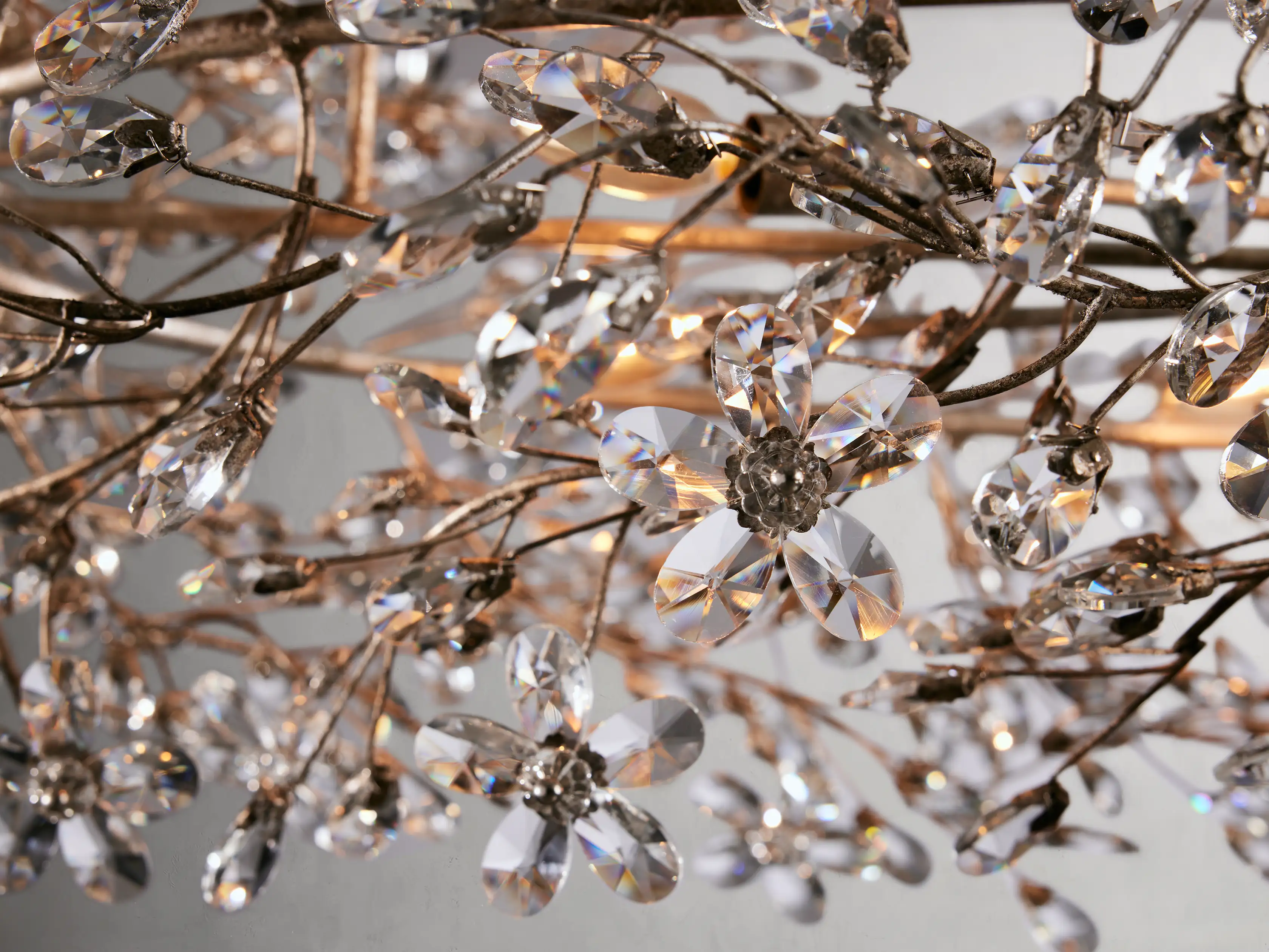 Fiore Oval Crystal Chandelier
