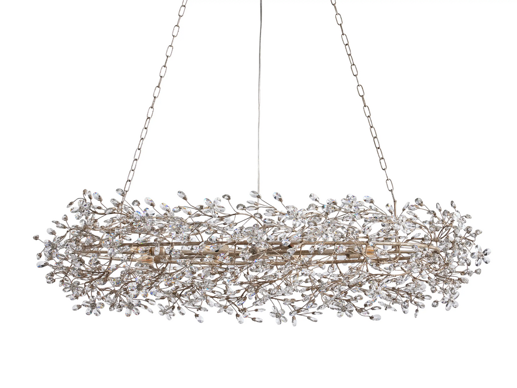 Fiore Oval Crystal Chandelier
