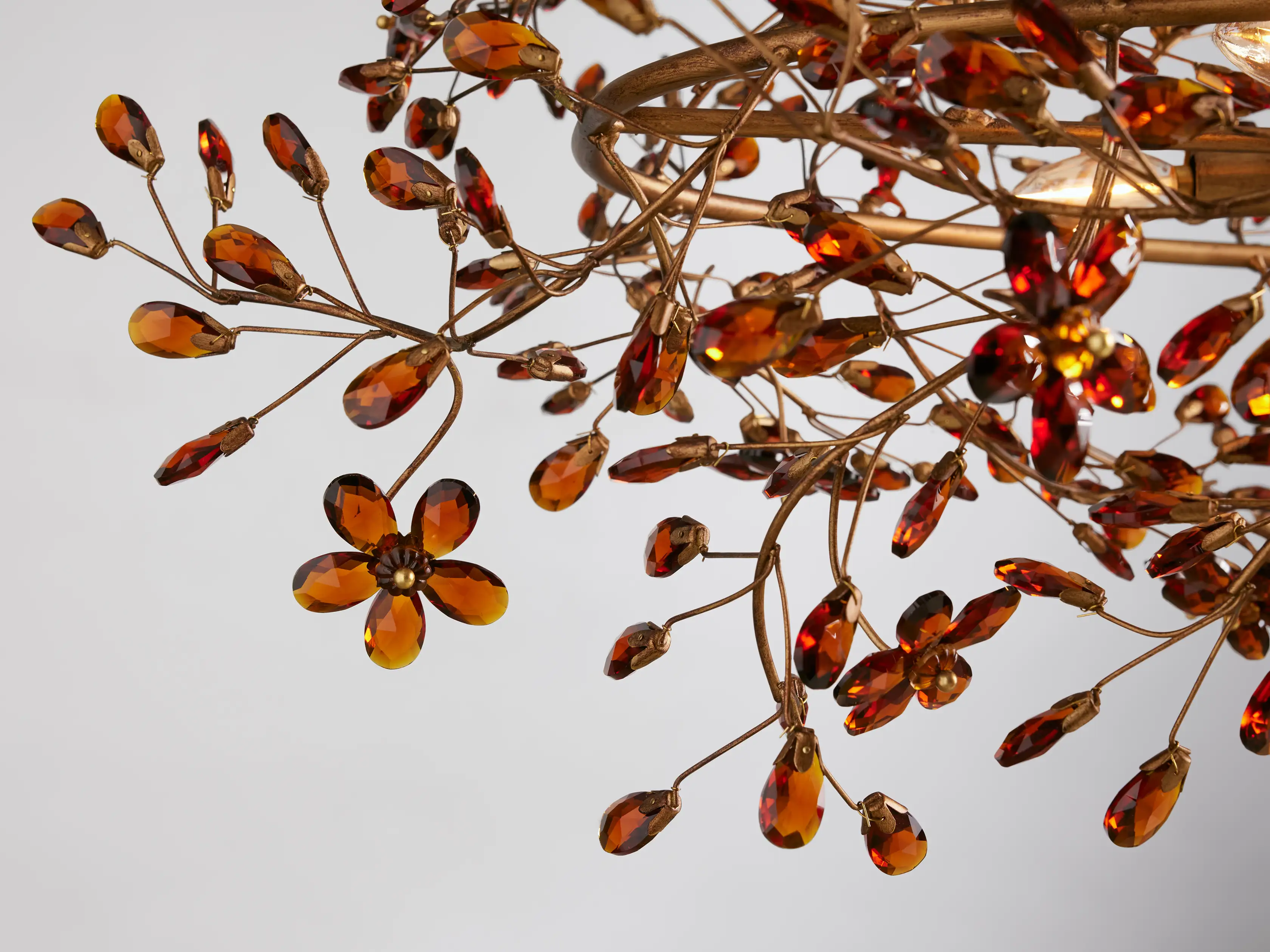 Fiore Oval Crystal Chandelier
