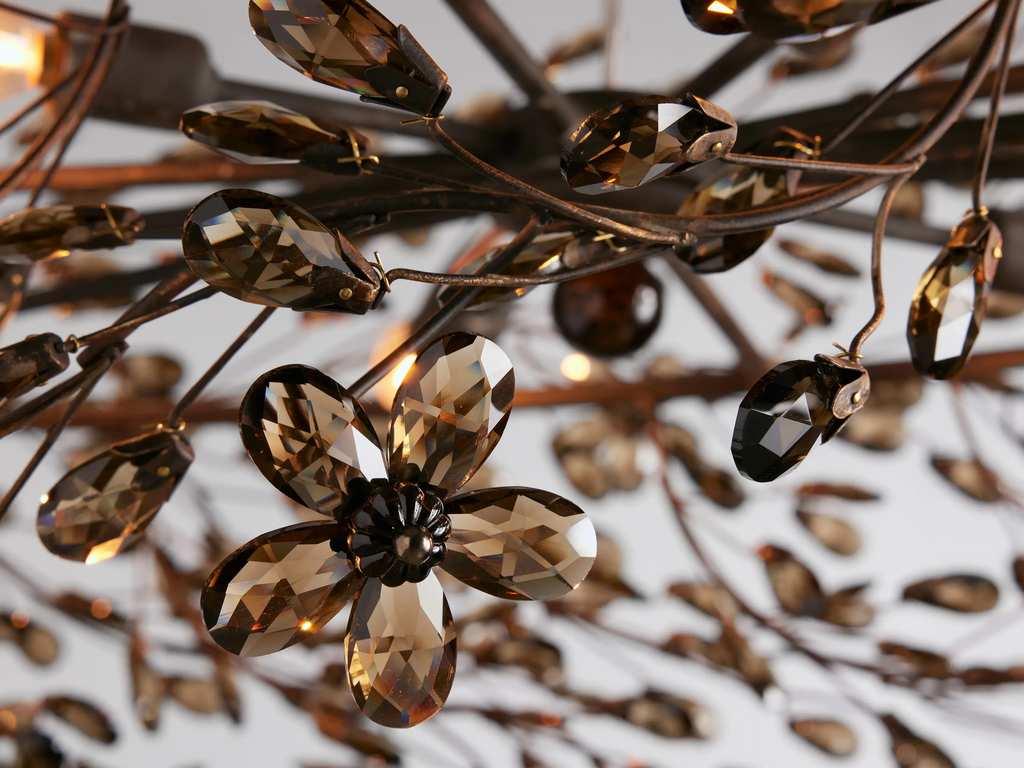 Fiore Oval Crystal Chandelier