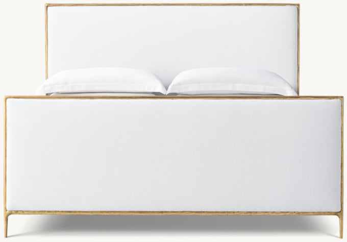 Thaddeus Fabric Panel Bed with Footboard