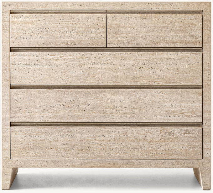 Wyeth Travertine 5-Drawer Dresser