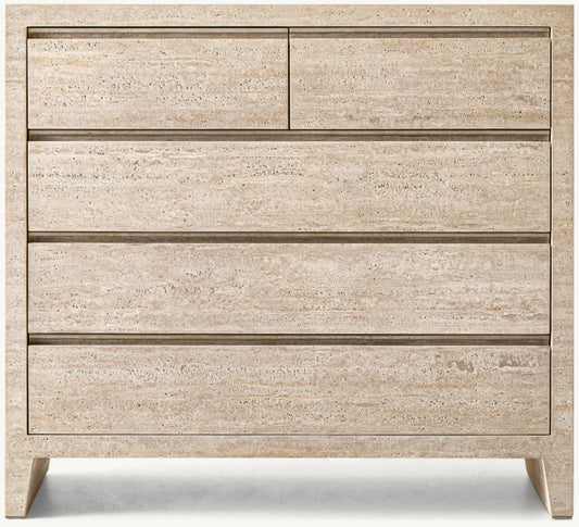 Wyeth Travertine 5-Drawer Dresser