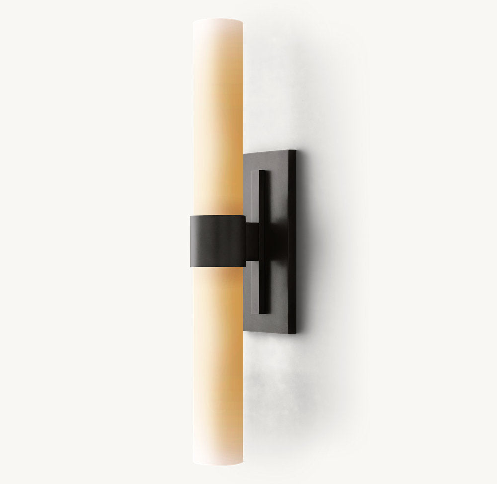 Ravelle Milk Glass Linear Sconce