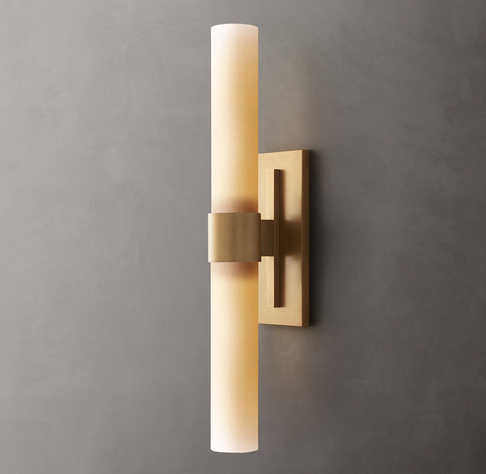 Ravelle Milk Glass Linear Sconce