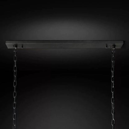 Harlou Alabaster Rectangular Dining Room Chandelier 54"