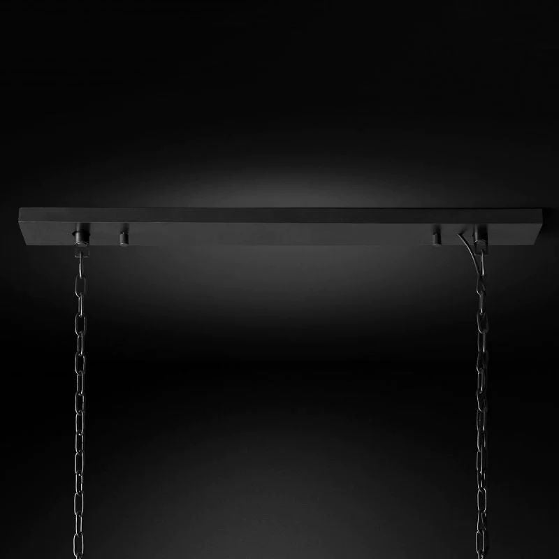 1920s Tedem Rectangular Chandelier 49"W/60"W