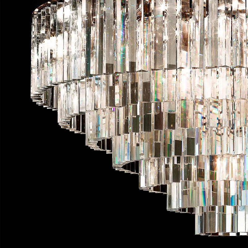 1920s Tedem Round Dining Room Chandelier 44"