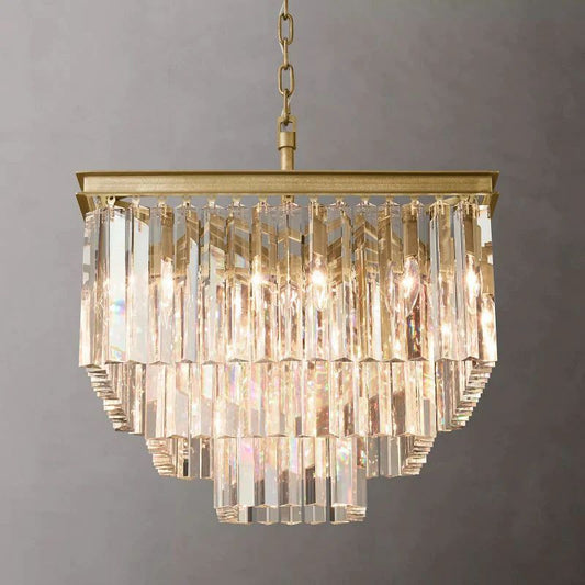 1920s Tedem Square Dining Room Chandelier 22"