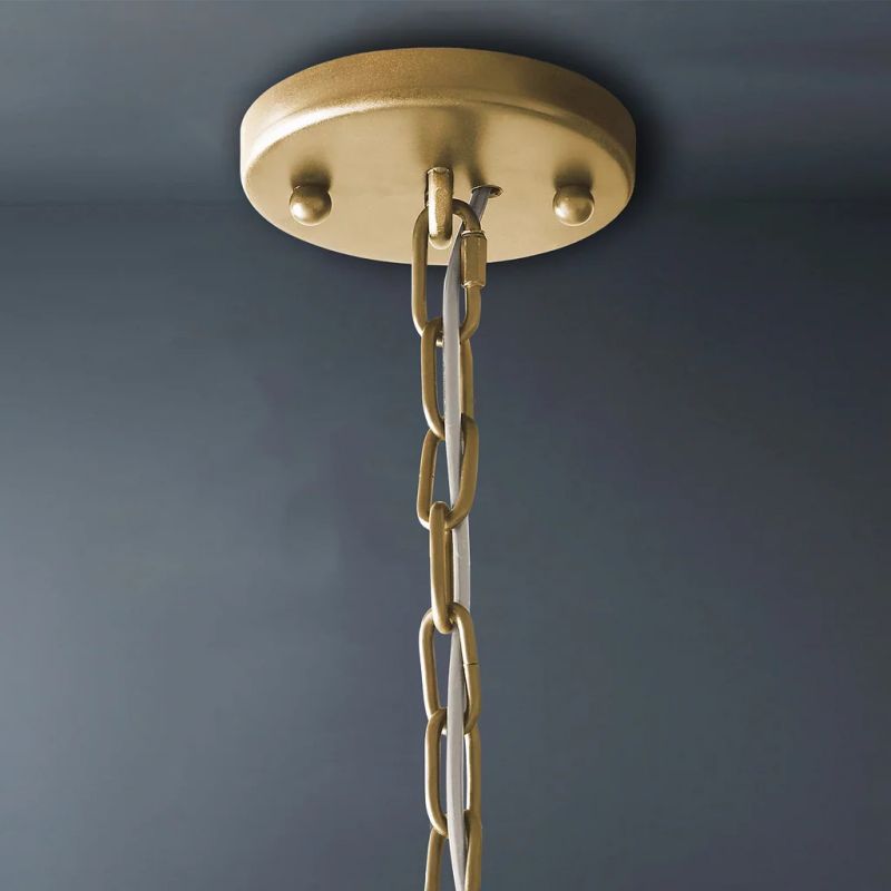 1920s Tedem Square Dining Room Chandelier 47"