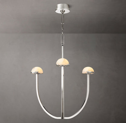 Pedra Round Chandelier 24"