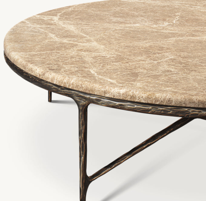 Thaddeus Marble Round Coffee Table
