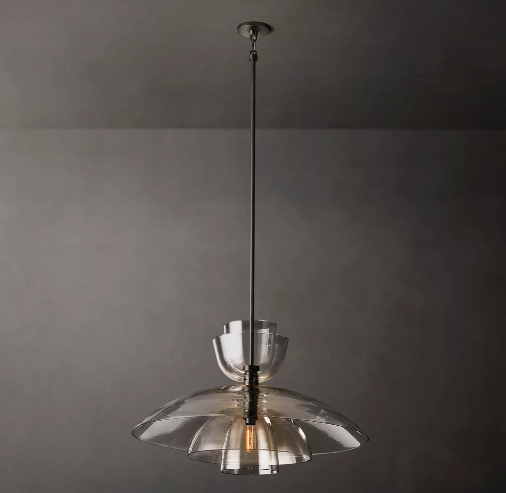 Blom Clear Glass Cloche Grand Pendant