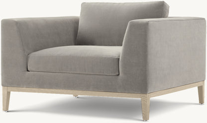 Italia Taper Arm Chair - Oak Base