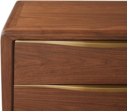 Gael Walnut 9-Drawer Dresser