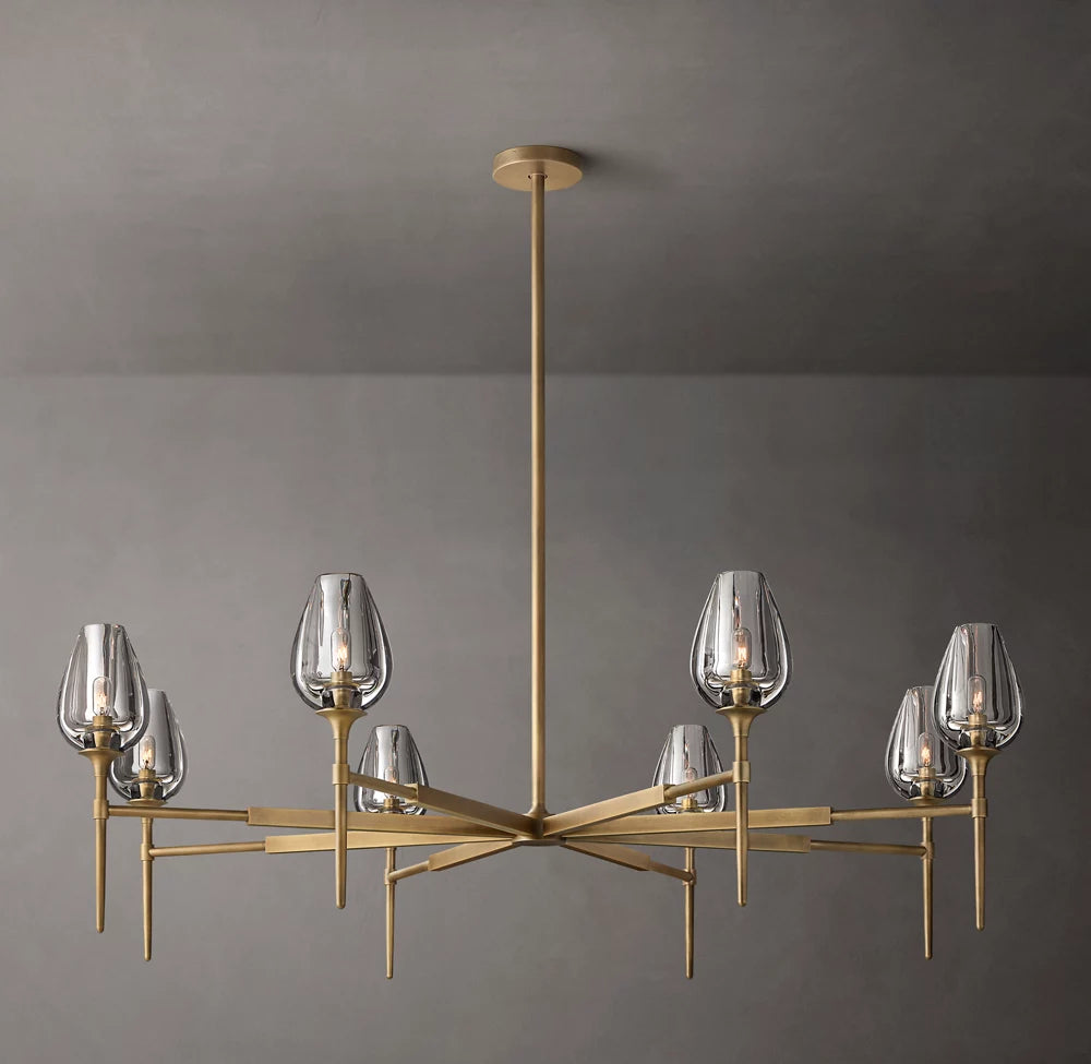 Tulip Round Chandelier 54"