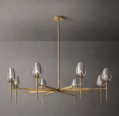 Tulip Round Chandelier 54"