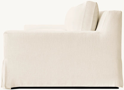 Modena Slipcovered Modular Track Arm 3-Piece Sofa