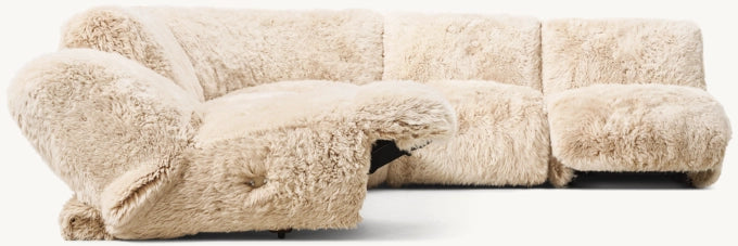 Yeti Recliner Modular 5-piece L-Sectional