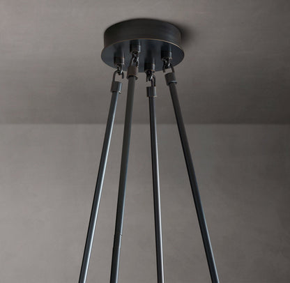 Torche De Verre Round Chandelier 58"