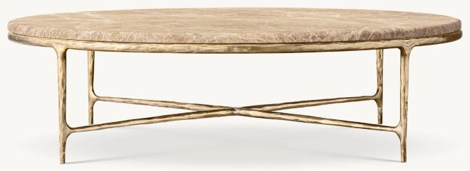 Thaddeus Marble Round Coffee Table