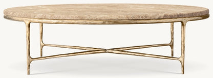 Thaddeus Marble Round Coffee Table